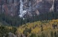 Autumn Bridal Veil Falls Royalty Free Stock Photo