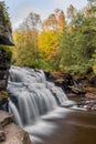 Autumn Canyon Falls Royalty Free Stock Photo