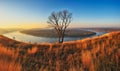 Autumn canyon. picturesque autumn morning