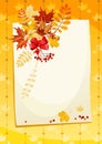 Autumn card