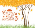 Autumn card