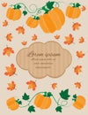 Autumn card