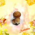 Autumn card