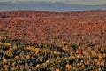 Autumn at Carlton Peak of the Sawtooth Mountains in Northern Minnesota on the North Shore of Lake Superior Royalty Free Stock Photo