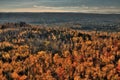 Autumn at Carlton Peak of the Sawtooth Mountains in Northern Minnesota on the North Shore of Lake Superior Royalty Free Stock Photo