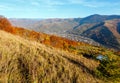 Autumn Carpathian mountain, Rakhiv, Ukraine