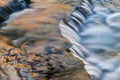 Autumn Cascade at Autrain Falls Michigan Upper Peninsula Royalty Free Stock Photo