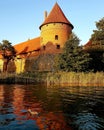 Autumn castle history lakes and rivers shadows