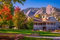 Autumn In Park in Boulder Colorado Royalty Free Stock Photo