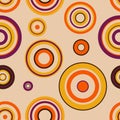 Autumn circles background