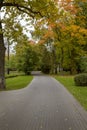 Autumn city park - VDNH Moscow, Russia