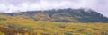 Autumn clouds at Kebler Pass,