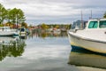 Autumn Color the Chesapeake Bay Shore and Harbor in St Michaels