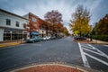 Autumn color in downtown Easton, Maryland.