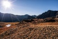 Autumn in the Colorado Rocky Mountains, Sawatch Range Royalty Free Stock Photo