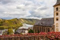 Autumn Moselle Landscape in the village Bremm Germany Royalty Free Stock Photo