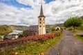 Autumn Moselle Landscape in the village Bremm Germany Royalty Free Stock Photo