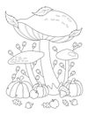 Autumn Coloring Page For Adult