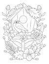 Autumn Coloring Page For Adult