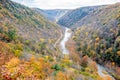 Autumn Colors Along Pine Creek Royalty Free Stock Photo