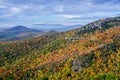 Autumn colors, Blue Ridge Parkway, North Carolina Royalty Free Stock Photo