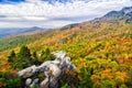 Autumn colors, Blue Ridge Parkway Royalty Free Stock Photo