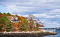 Autumn colors on the coast