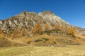 Autumn colors at the Devero Alp Royalty Free Stock Photo