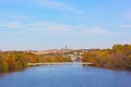 Autumn colors in Georgetown, Washington DC. Royalty Free Stock Photo