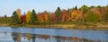 Autumn colors on the lake Royalty Free Stock Photo