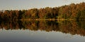 Autumn colors, Lake Jean Royalty Free Stock Photo