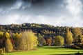 Autumn colors and landscape Royalty Free Stock Photo