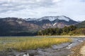 Autumn Colors in Mascardi lake - Patagonia, Argentina Royalty Free Stock Photo