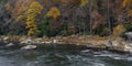 Autumn colors at Ohiopyle park Royalty Free Stock Photo