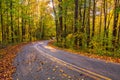 Autumn colors, Western North Carolina backroads Royalty Free Stock Photo