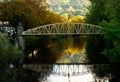 Autumn colour at Matlock Bath, Derbyshire Royalty Free Stock Photo