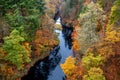 Autumn colours at Killiecrankie, Scotland Royalty Free Stock Photo