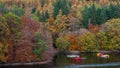 Autumn colours at Loch Faskally at Pitlochry, Scotland