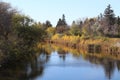 Autumn colours at Wascana Creek Regina Canada