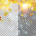 Autumn concept template with copy space. EPS 10 vector Royalty Free Stock Photo