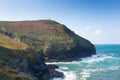 Autumn at the Cornish coast near Boscastle Cornwall England UK Royalty Free Stock Photo