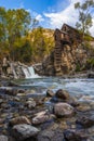 Autumn in Crystal Mill Colorado Landscape Royalty Free Stock Photo