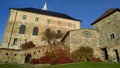 Autumn day in Akershus Fortress. Oslo, Norway. Royalty Free Stock Photo