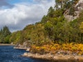 Autumn day at Loch Katrine Royalty Free Stock Photo