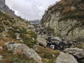 Stream in Balme, Italy