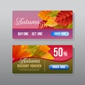 Autumn discount web banner