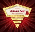 Autumn discounts, banner