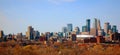 Autumn Downtown Minneapolis, MN Royalty Free Stock Photo