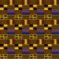 Kente Cloth Seamless Pattern