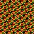 Kente Cloth Seamless Pattern